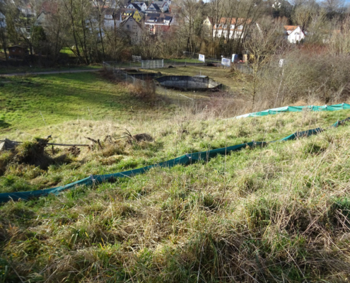 Regenüberlaufbecken an der Würm in Weil der Stadt