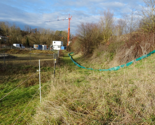 Regenüberlaufbecken an der Würm in Weil der Stadt